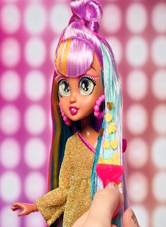 IMC Toys VIP Girls Hair Makeover Quinn Fashion Doll with 11" Colorful Long Styling Hair and 5 Accessories Fashion Toy, Girls and Boys Ages 5 and Up, 10 Inch Doll - Image 4
